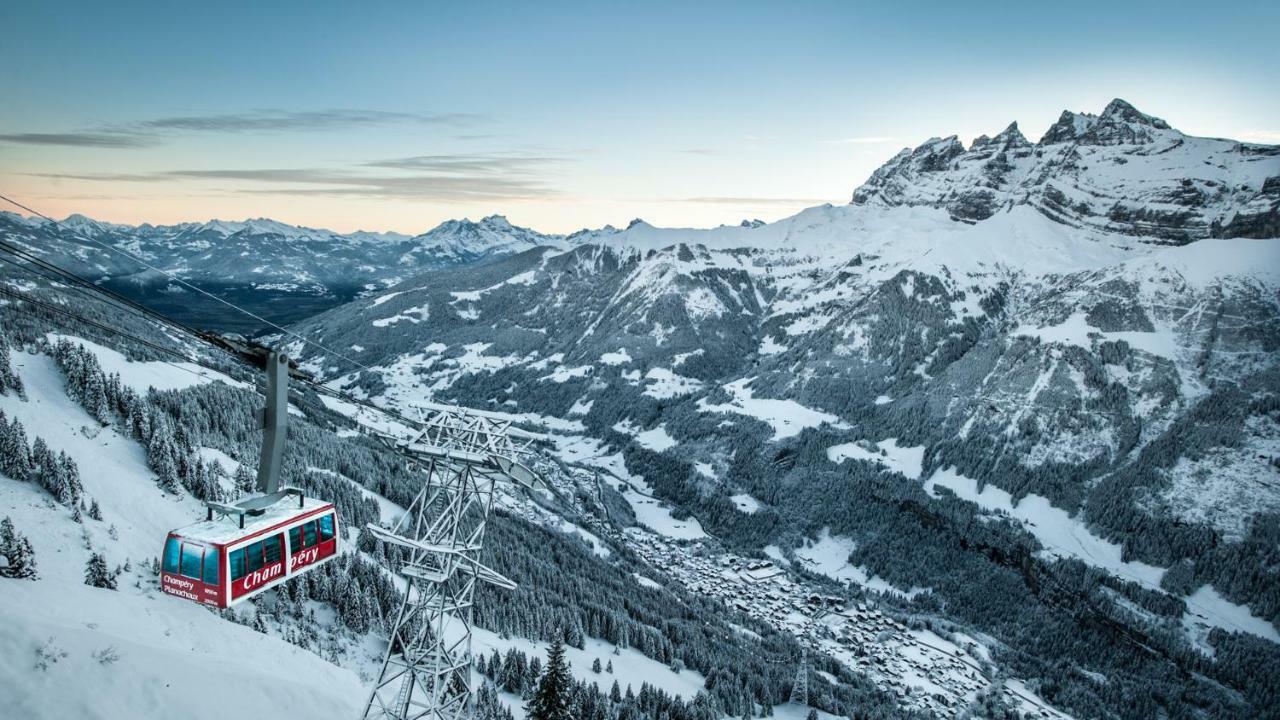 Appartement A La Montagne Champéry Buitenkant foto